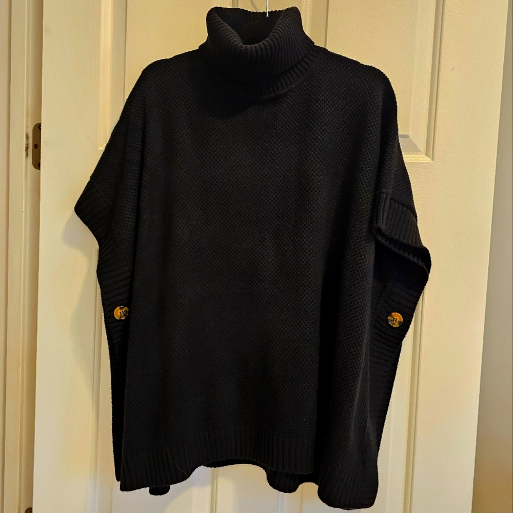 Loft Modern Turtleneck Sweater Ponsho